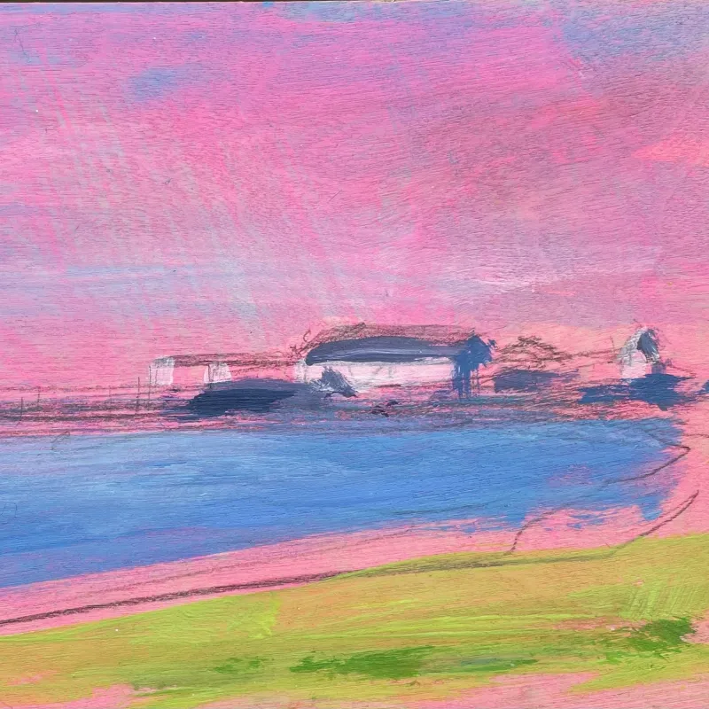 MacMillan Wharf - Pink Sky